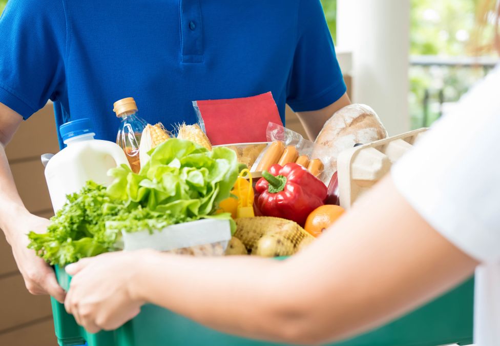 A basket of produce